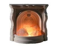 Zhdbchyuu Angel Fireplace Aromatherapy Diffuser Stone Gypsum Ornament, Small Household Fragrance Decoration, Night Light