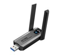 Zhdbchyuu AX1800 WiFi Adapter 1800Mbps USB3.0 WiFi6 Receiver Transmitter 2.4G & 5.8G Supports -MIMO for Desktop PC