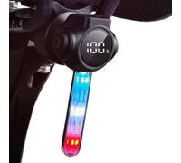 Zhdbchyuu Bicycle Taillights 9 Modes Auto/Stop Bike Rear Smart Taillight Power Display Waterproof Road Bike Tail Lights