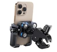 Zhdbchyuu Bike Phone Mount Holder, Camera Friendly Motorcycle Phone Mount for Electric Scooter, Mountain, Dirt Bike and Motorcycle