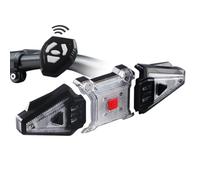 Zhdbchyuu Bike Tail Light with Turn Signals, Split USB Rechargeable Bike Turn Signal Front and Back, Wireless Remote Control