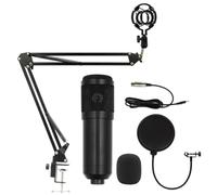 Zhdbchyuu BM800 Studio Recording Microphone Kit Music Condenser Mic for Pc Streaming, Broadcasting,Podcasting, Singing, Home