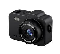 Zhdbchyuu Camera 1080P Micro Camera Keychain Camera Necklace-Style Vlog Camera Pocket Camera Ultra-Compact Digital Camera Black
