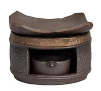 Zhdbchyuu Ceramic Aromatherapy Stove Essential Oil Burner, Handmade Wax Melts Warmer with Tealight Holder and Teapot Warmer