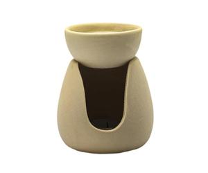 Zhdbchyuu Ceramic Essential Oil Burner Wax Melt Burners for Aromatherapy Oil Diffuser,Home Bedroom Decor Housewarming Gift B