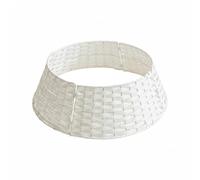 Zhdbchyuu Christmas Tree Skirt Retro Round Basket Xmas Trees Foot Decor Collar for Home Festival Party Background Decoration C
