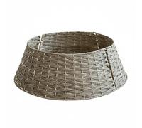Zhdbchyuu Christmas Tree Skirt Retro Round Basket Xmas Trees Foot Decor Collar for Home Festival Party Background Decoration B