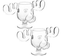 Zhdbchyuu Christmas Vacation Movie Mugshot Glass Wavy Double Layer Glass Mug Coffee Mugs Cups Single Valentine's Day Mug