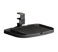 Zhdbchyuu Clamp on Desk Organizer Convenient Easy to Install 360° Rotating Under Desk Mouse Tray for Home Bedroom Workplace