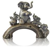 Zhdbchyuu Cute Animal Elephant Ornaments, Modern Small Decorations, Children's Day Gifts,Resin Crafts That are Not Easily Damaged