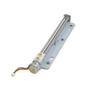 Zhdbchyuu DC 15V Micro 2-Phase 4-Wire Linear Stepper Stepping Motor with Nut 123mm Long Slide Stroke 15 Ohms for 3D Printer