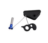 Zhdbchyuu Detachable Climbing Ascender 15KN Rope Grab Ascender for Rock Climbing,Tree Arboris for 11-13mm Rope Black