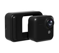 Zhdbchyuu Detachable Mini Action Camera 4K HD Portable Thumb Cam Sports Cam for Cycling Recording Vlog with 32G Memory Card Black