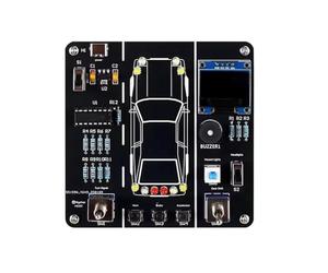 Zhdbchyuu DIY Car Driving Simulation Soldering Practice Kit STEM Electronic Project Simulator Welding Project for Student to Learn