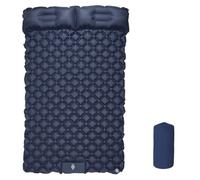 Zhdbchyuu Double Inflatable Camping Sleeping Pad, Extra Wide Ultralight Air Mattress for Outdoor Camping, Hiking, Car Travel