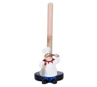 Zhdbchyuu Double Layer Paper Towel Holder Resin, Kitchen and Restaurant Decoration, 12 inch Compact Size - Heavy Base Stability