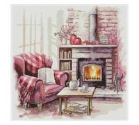 Zhdbchyuu Dreamfounder ScenicDIY Decoration Kit - DIY Embroidery with Aida 14ct Or 11ct B