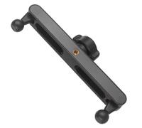 Zhdbchyuu Dual Position Bracket 17mm Ball Head Two Handheld Phones Additional Position Clip Accessories Connecting Crossbar
