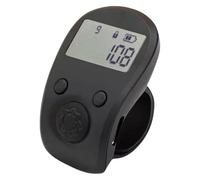 Zhdbchyuu Electronic Glowing Digital Finger Counter Handheld Knitting Row Flickering Miniature Point Marker Hand Counter Black