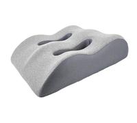 Zhdbchyuu Ergonomic Memory Foam Leg Elevation Pillow for Improved Circulation and Comfort Light Gray