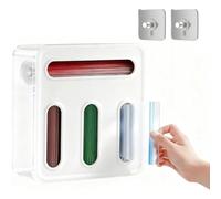 Zhdbchyuu Food Storage Bag Organizer, 4 in 1 Plastic Sandwich Bag for Kitchen Storage, Holds Gallon, Quart, Sandwich