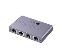 Zhdbchyuu Gigabit Ethernet Splitter 1 to 4 1000Mbps RJ45 LAN Internet Splitter for Computer/Hub/Switch/Router/Digital TV