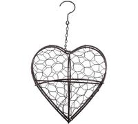 Zhdbchyuu Handmade Bird Nesting Heart, Refillable Bird Nesting Material Holder for Wild Birds & Hummingbirds, for Bird Lovers