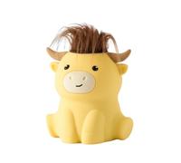 Zhdbchyuu High Land Cow Night Light Rechargeable Dimmable Farm Animal Lamp High Land Cattle Decor Gift Night Light for Bedroom