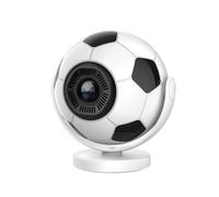 Zhdbchyuu HY300F Mini Projector Soccer Ball Shaped WiFi6 Android 14 with Allwinner H726 Bluetooth 5.4 Home Movie Cinema EU Plug