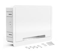 Zhdbchyuu in-Wall TV Box, Media Enclosure, 9" Inwall Cable Management, Dual Purpose in-Wall Enclosure for TV Home Theater Box