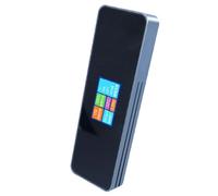 Zhdbchyuu Intelligent M.2 Portable Solid State Drive Enclosure with Write Protection Dual Protocol Aluminum Alloy Screen