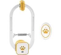Zhdbchyuu Interactive Cat Toy, Upgraded Cat Teaser Stick, Dual-Mode Swing and Rotation Remote Control Door Clip