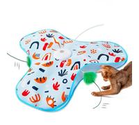 Zhdbchyuu Interactive Cat Toy with Moving, USB Rechargeable, Mouse Sounds