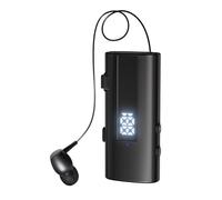 Zhdbchyuu K92 Bluetooth 6.0 Lavalier Business Headset Call 30h/Music 50h Vibrations Reminder LED Digital Display with Mic A