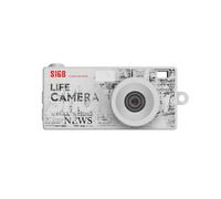 Zhdbchyuu Keychain Thumb Camera 1.47inch Mini Action Camera Retro 2K Digital Camera CCD Camera with Flash Light Loop Recording B