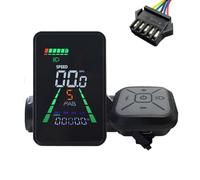 Zhdbchyuu L5 E-Bike LCD Display Meter 24V/36V/48V/60V UART Speedometer Type C Electric Scooter LCD Meter SM5PIN