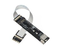 Zhdbchyuu M.2 E Key to M.2 Key-B WWAN Adapter Card with Nano SIM Slot, Supports 3G/4G/5G Modules & USB/PCI-E Signals