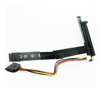 Zhdbchyuu M.2 NGFF Key M to PCIe 16x Graphics Card Riser Adapter Card, NVMe to PCI-E PCI-Express 16X Extension Cable 25cm