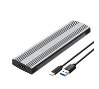 Zhdbchyuu M. 2 Solid State Mobile Hard Disk Box USB 3.2 Metal Heat Dissipation External Type-C Interface SATA/NVMe Dual Protocol B