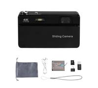 Zhdbchyuu M15 Digital Camera CCD 64MP HD with 64GB Memory Card Photo Video Portable Compact with Screen Flash for Travel Black