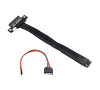 Zhdbchyuu M2 to PCIE Riser PCIe X4 PCI-E3.0 4X to M.2 NVMe M Key 2280 Riser Card M2 Key-M PCI-Express Extension Cord 32G/BPS