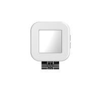 Zhdbchyuu Magnetic Selfie Ring Light with Foldable LED Mobile Phone Photo Beauty Ring Light with Mirror Black