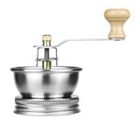 Zhdbchyuu Manual Coffee Grinder Lid for Jars - Stainless Steel Burr Mechanism, Ideal for Travel & Camping