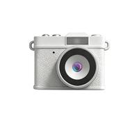 Zhdbchyuu Mini Digital Camera 0.96Inch IPS Flip Selfie Screen Retro CCD Miniature Thumb 1080P Video Recorder Student Camera White