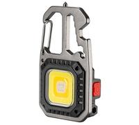 Zhdbchyuu Mini Flashlight Keychain Light, 500 Lumens Bright Rechargeable Multi-Tool Work Light with Bottle Opener
