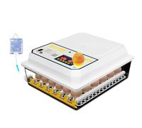 Zhdbchyuu Mini Household 24 Eggs Incubator with Dual Power Supply 220V for Various Birds EU Plug