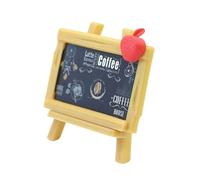 Zhdbchyuu Miniature Chalkboard for Dollhouse Decorative Blackboard Signboard Coffee Painting Board Doll Furniture Model Toy B