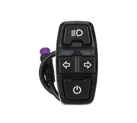 Zhdbchyuu Multifunction Switch Ebike Light Horn Switch Turn Signal Switch 4 Function for Electric Bike Scooter Light Switch