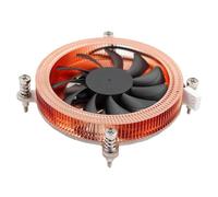 Zhdbchyuu NAS ITX Desktop Computer CPU Down-Pressing, Ultra-Thin 1U Pure Copper Heat Pipe Silent Radiator Fan