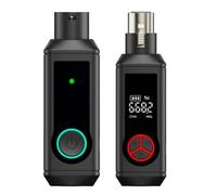 Zhdbchyuu New Wired to Wireless Microphone Receiver UHF 630MHz-690MHz Professional Transceiver System Plug and Play A
